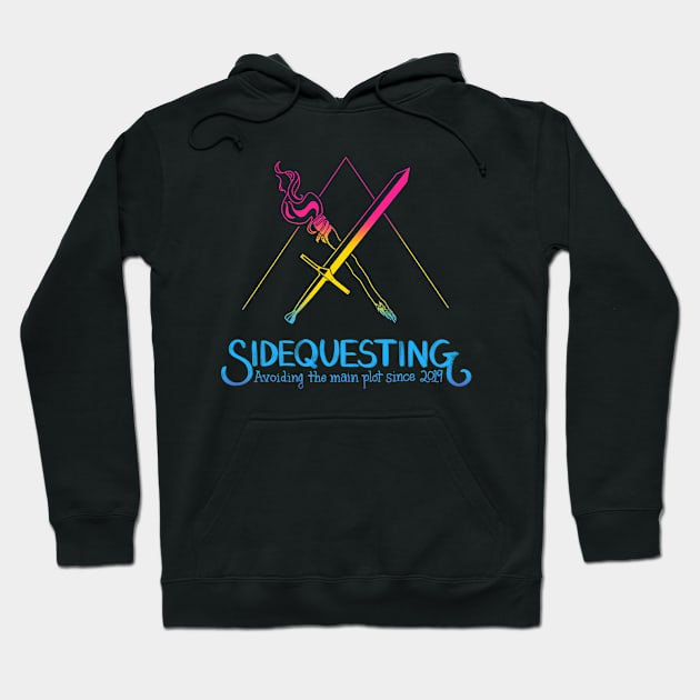 Pan Sidequesting Logo Hoodie by Sidequesting